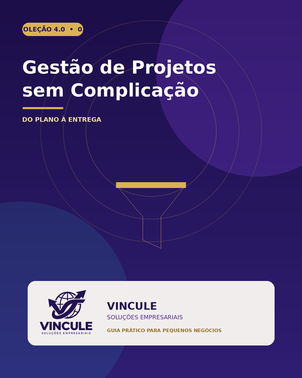 Capa do e-book Gestão de Projetos sem Complicação
